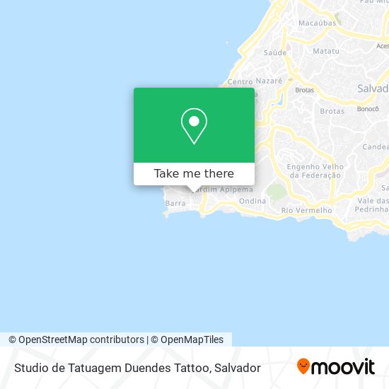 Studio de Tatuagem Duendes Tattoo map