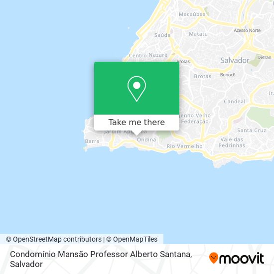 Condomínio Mansão Professor Alberto Santana map