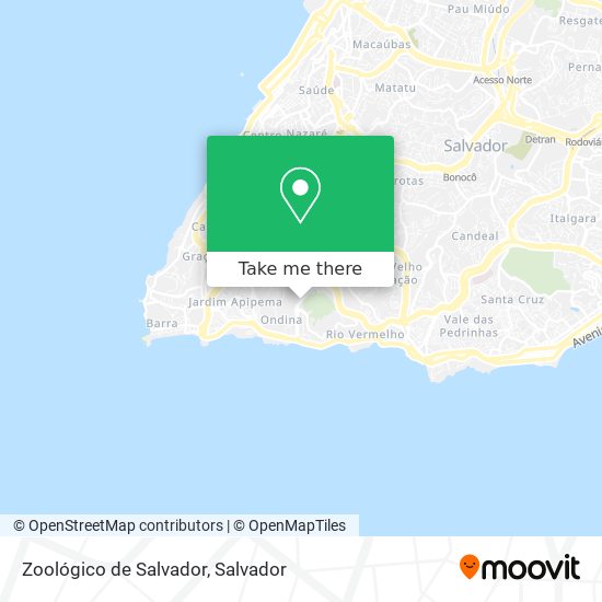 Mapa Zoológico de Salvador