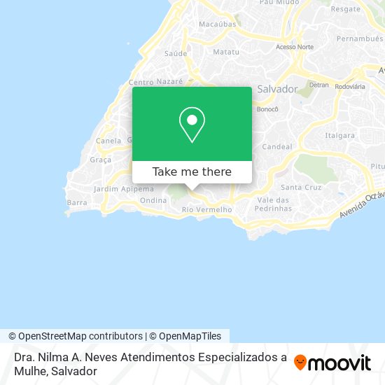 Dra. Nilma A. Neves Atendimentos Especializados a Mulhe map