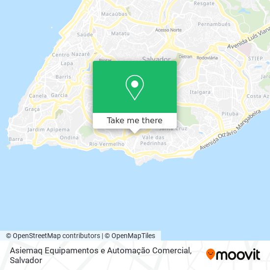 Mapa Asiemaq Equipamentos e Automação Comercial