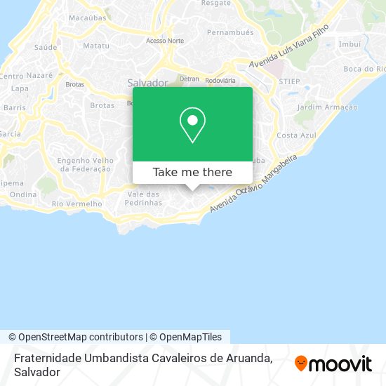 Fraternidade Umbandista Cavaleiros de Aruanda map