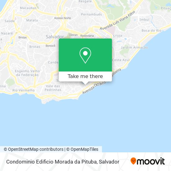 Condominio Edificio Morada da Pituba map
