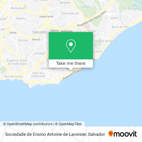 Sociedade de Ensino Antoine de Lavoisier map