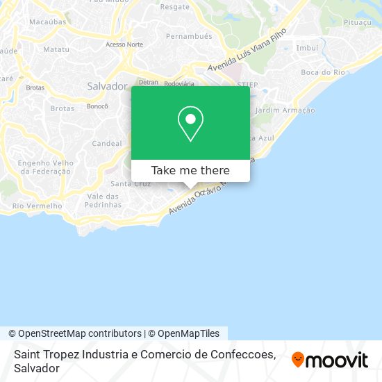 Saint Tropez Industria e Comercio de Confeccoes map