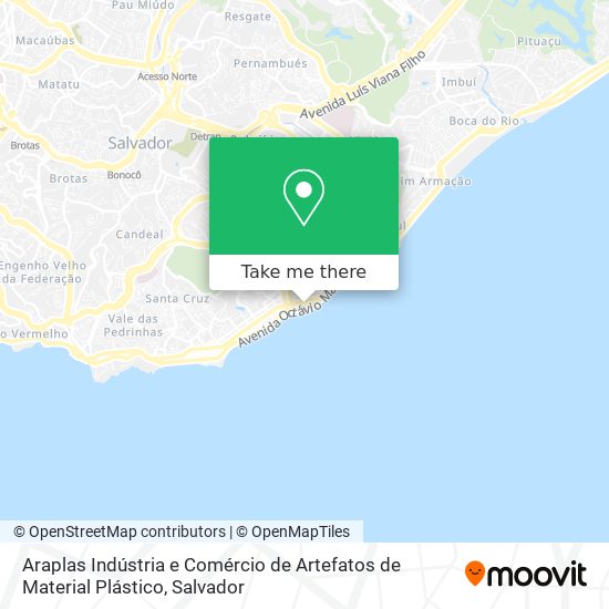 Araplas Indústria e Comércio de Artefatos de Material Plástico map