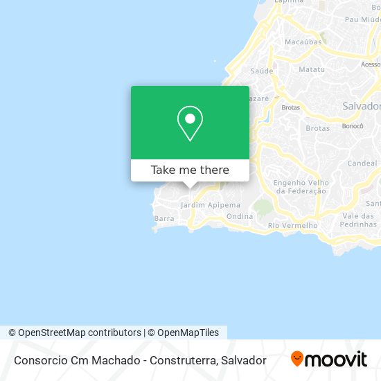 Mapa Consorcio Cm Machado - Construterra