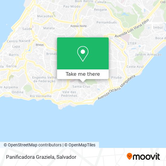 Panificadora Graziela map