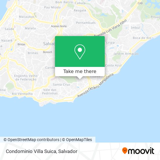 Condominio Villa Suica map