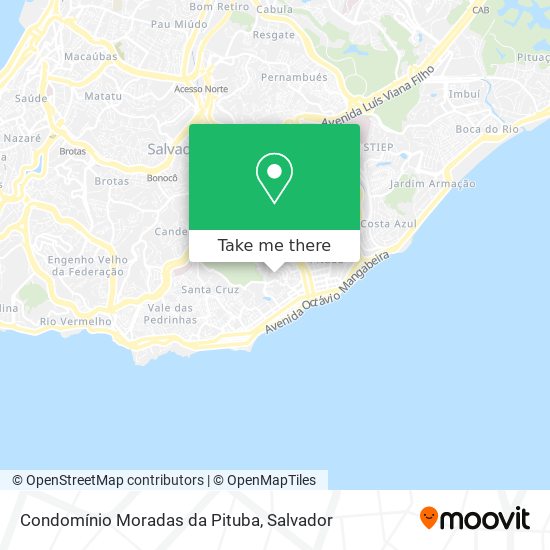 Mapa Condomínio Moradas da Pituba