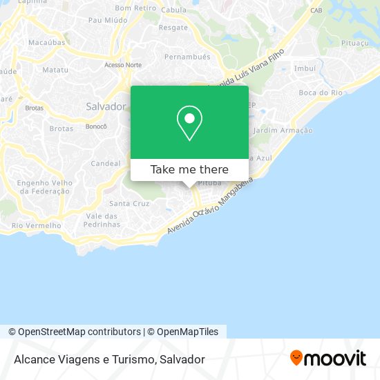 Alcance Viagens e Turismo map