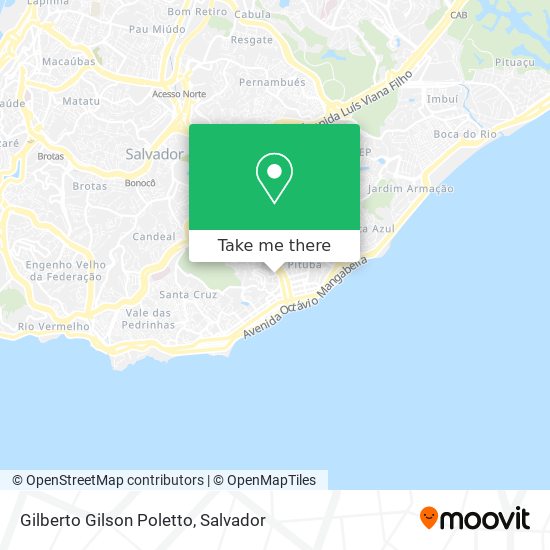 Mapa Gilberto Gilson Poletto