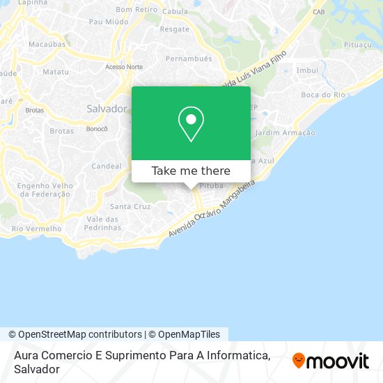 Aura Comercio E Suprimento Para A Informatica map