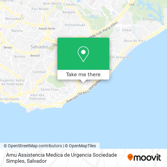 Amu Assistencia Medica de Urgencia Sociedade Simples map