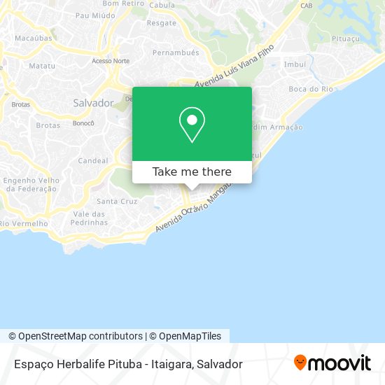 Espaço Herbalife Pituba - Itaigara map