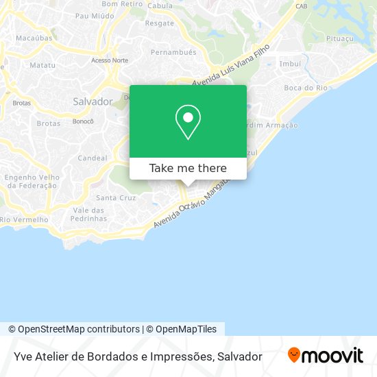 Yve Atelier de Bordados e Impressões map