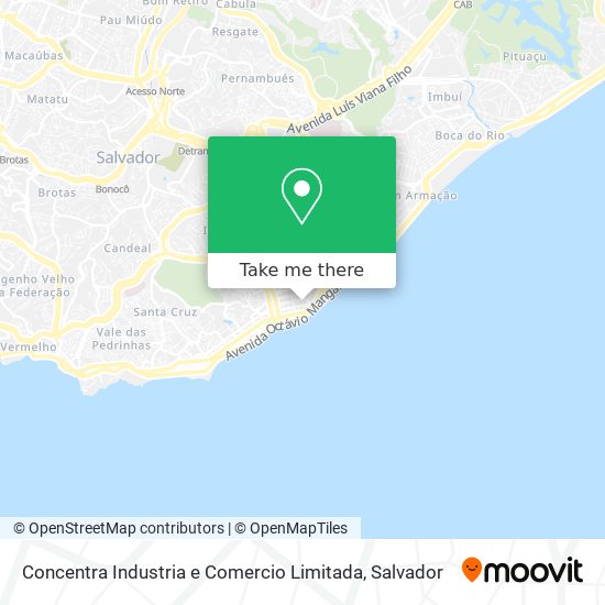 Mapa Concentra Industria e Comercio Limitada