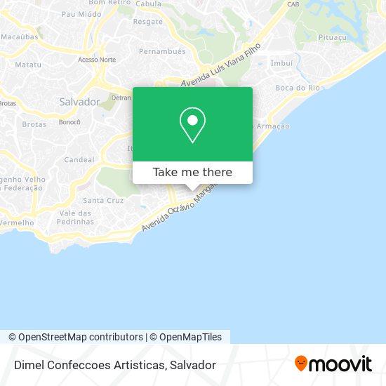 Dimel Confeccoes Artisticas map