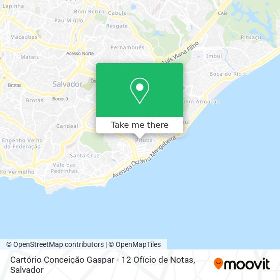 Cartório Conceição Gaspar - 12 Ofício de Notas map