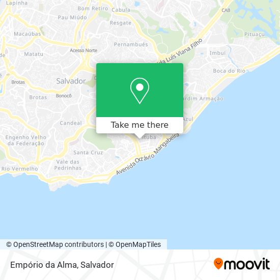 Empório da Alma map