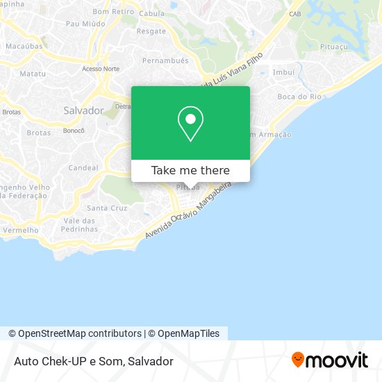 Mapa Auto Chek-UP e Som