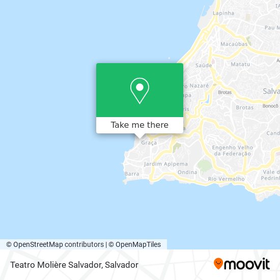 Teatro Molière Salvador map