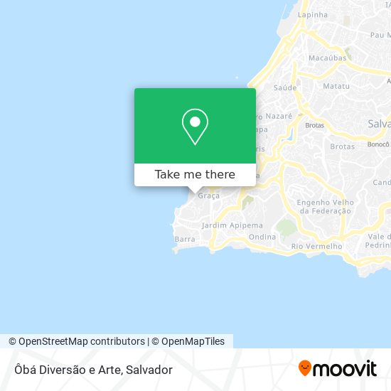 Ôbá Diversão e Arte map