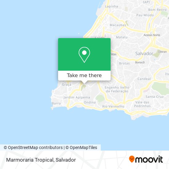 Mapa Marmoraria Tropical