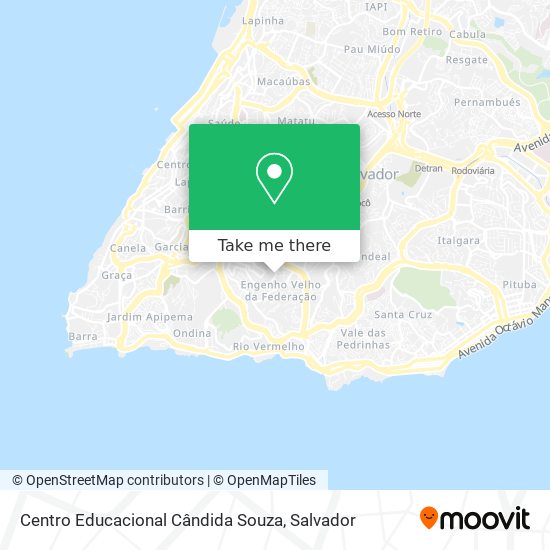Centro Educacional Cândida Souza map