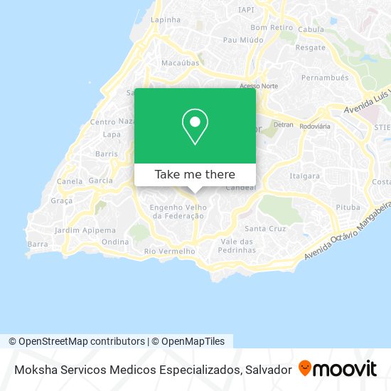 Mapa Moksha Servicos Medicos Especializados