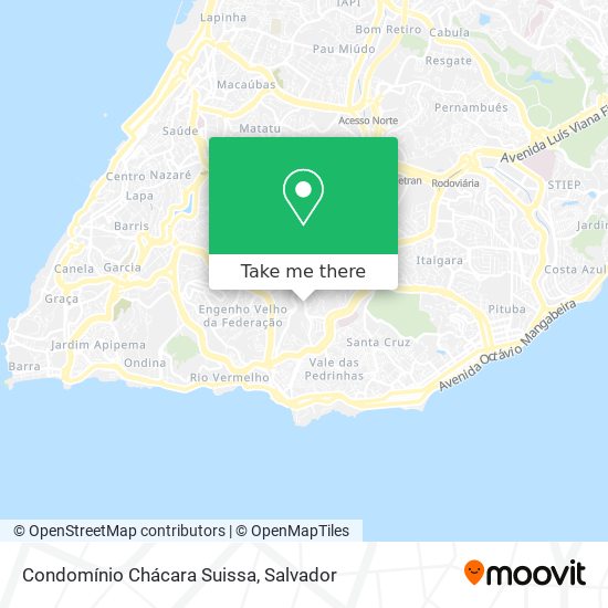 Condomínio Chácara Suissa map