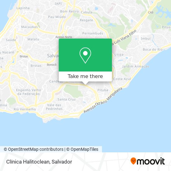 Clínica Halitoclean map