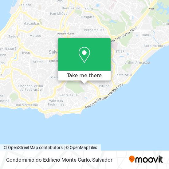 Condominio do Edificio Monte Carlo map
