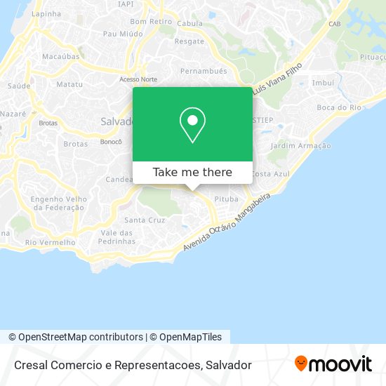 Cresal Comercio e Representacoes map
