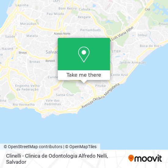 Clinelli - Clinica de Odontologia Alfredo Nelli map