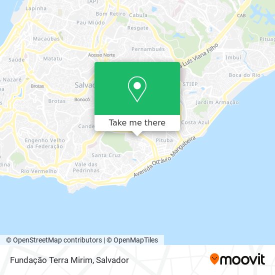 Fundação Terra Mirim map