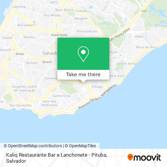 Kaliq Restaurante Bar e Lanchonete - Pituba map