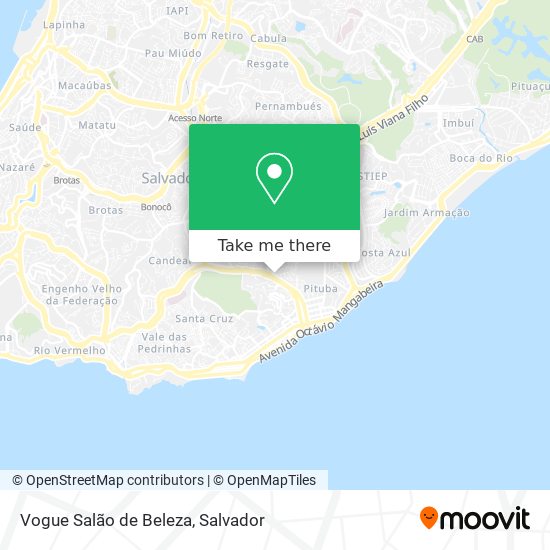 Vogue Salão de Beleza map