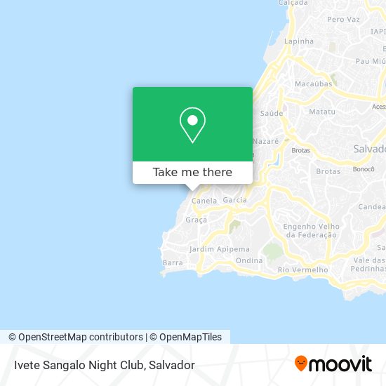 Ivete Sangalo Night Club map