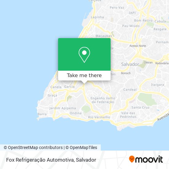 Mapa Fox Refrigeração Automotiva