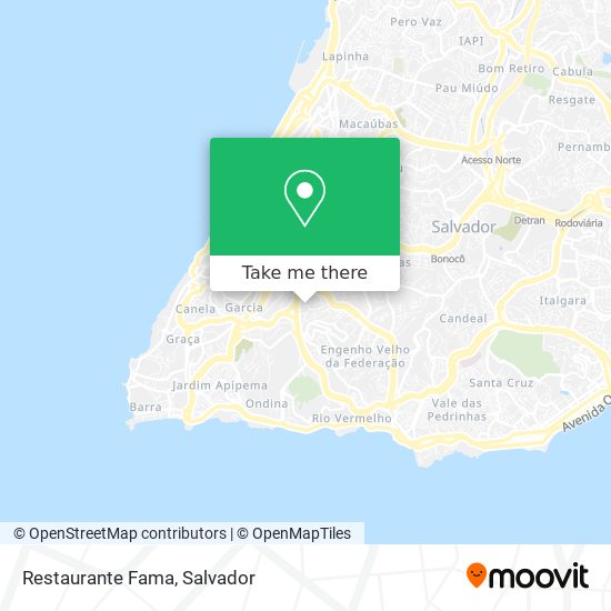 Mapa Restaurante Fama