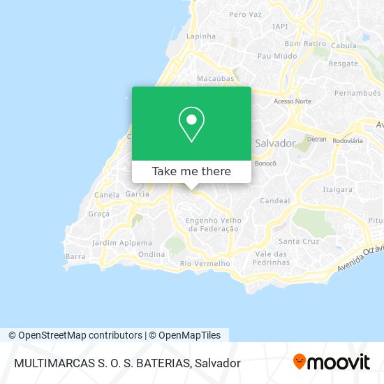 MULTIMARCAS S. O. S. BATERIAS map