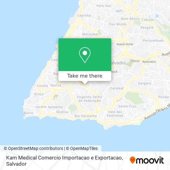 Kam Medical Comercio Importacao e Exportacao map