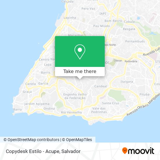 Copydesk Estilo - Acupe map