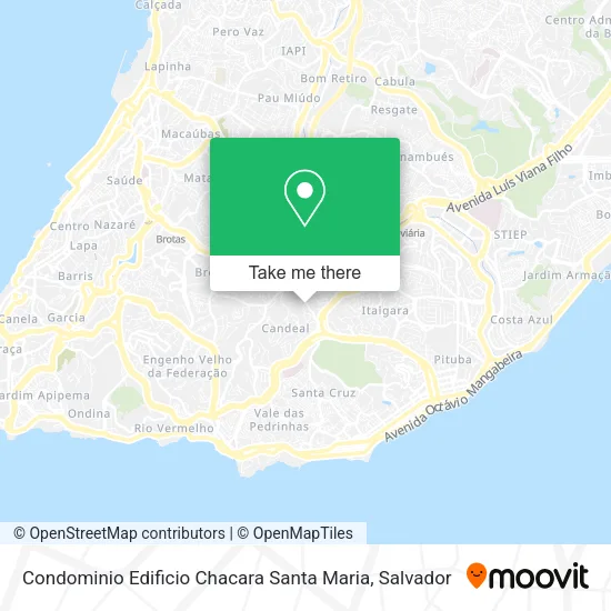 Condominio Edificio Chacara Santa Maria map