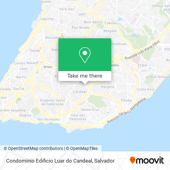 Condominio Edificio Luar do Candeal map