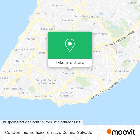 Condominio Edificio Terrazzo Collina map