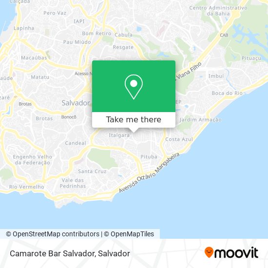 Camarote Bar Salvador map