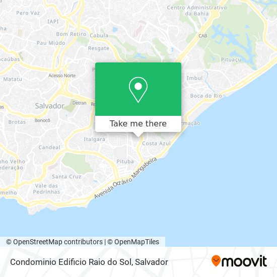 Condominio Edificio Raio do Sol map