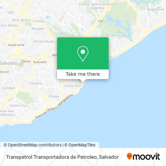 Transpetrol Transportadora de Petroleo map